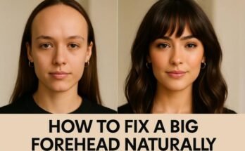 big forehead