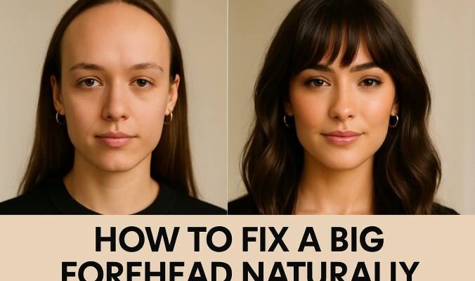 big forehead